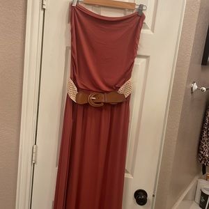 Lascana strapless maxi dress. Size Medium, but on the large side.